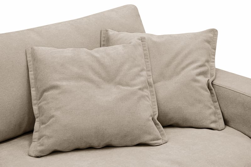 Valencia ekstra dyb 5-personers sofa med aftageligt og vaskbart betræk - Brun - Møbler - Sofaer