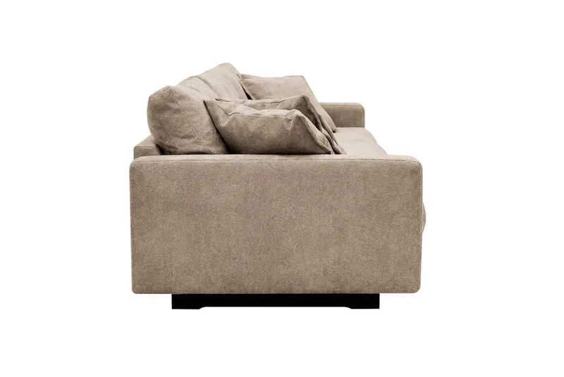 Valencia ekstra dyb 5-personers sofa i chenille - Brun - Møbler - Sofaer