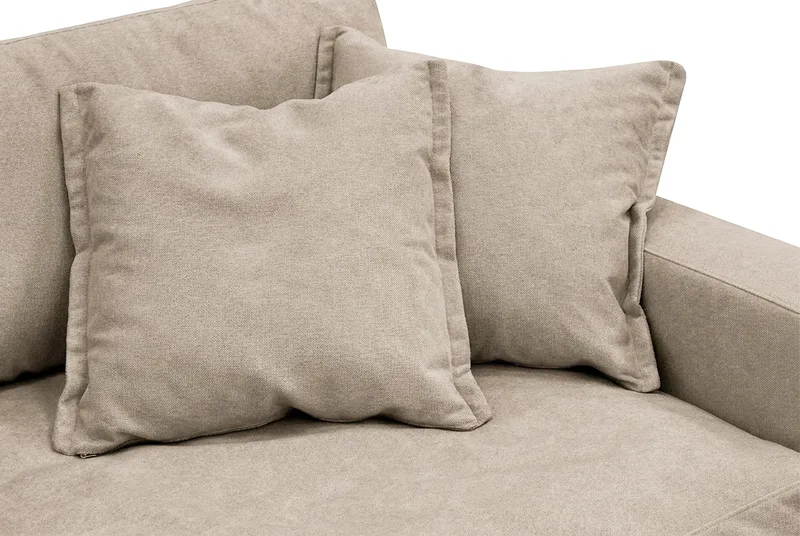 Valencia ekstra dyb 5-personers sofa i chenille - Brun - Møbler - Sofaer