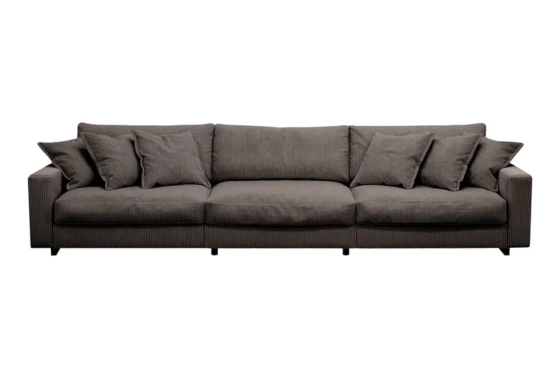 Valencia Ekstra Dyb 5-personers Sofa - Brun - Møbler - Sofaer
