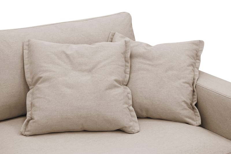 Valencia ekstra dyb 5-personers sofa med aftageligt og vaskbart betræk - Lysebrun - Møbler - Sofaer