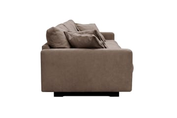 Valencia ekstra dyb 5-personers sofa i chenille - Mørkebrun - Møbler - Sofaer