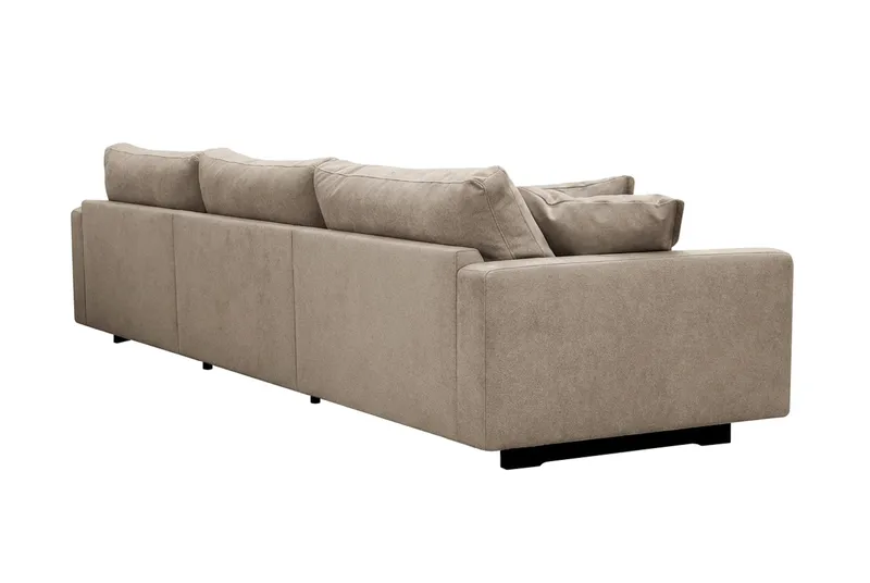 Valencia ekstra dyb 5-personers sofa i chenille - Brun - Møbler - Sofaer