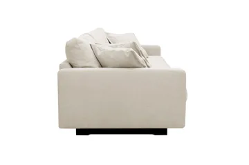 Valencia ekstra dyb 5-personers sofa i chenille - Beige - Møbler - Sofaer
