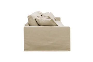 Valencia ekstra dyb 5-personers sofa med aftageligt og vaskbart betræk - Beige - Møbler - Sofaer