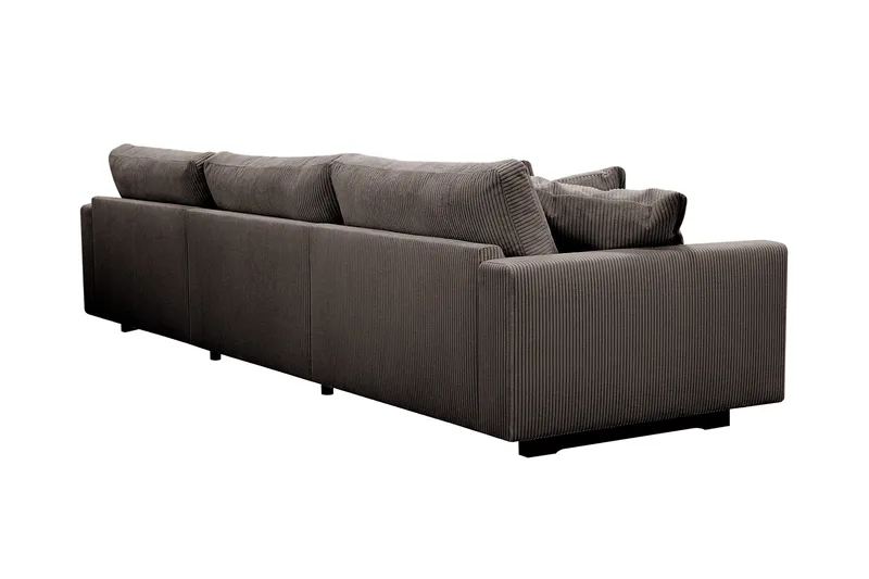Valencia ekstra dyb 5-personers sofa - Brun - Møbler - Sofaer