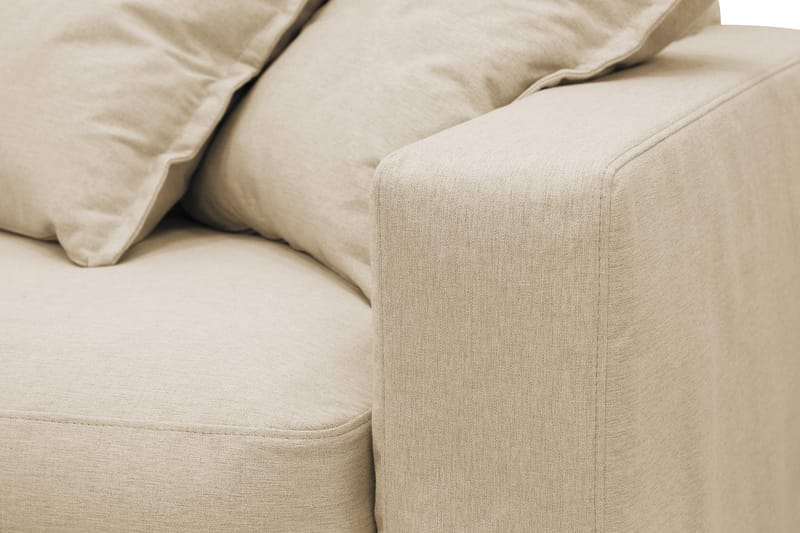 Valencia ekstra dyb 5-personers sofa med aftageligt og vaskbart betræk - Beige - Møbler - Sofaer