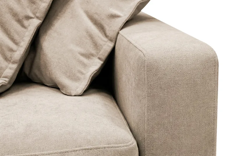 Valencia ekstra dyb 5-personers sofa i chenille - Brun - Møbler - Sofaer