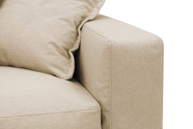 Valencia ekstra dyb 5-personers sofa med aftageligt og vaskbart betræk - Beige - Møbler - Sofaer