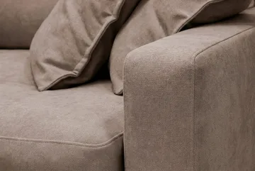 Valencia ekstra dyb 5-personers sofa i chenille - Mørkebrun - Møbler - Sofaer