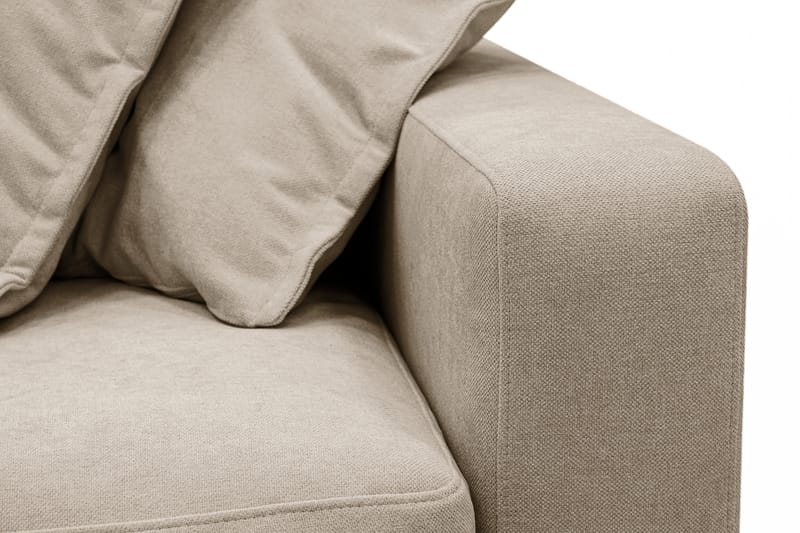 Valencia ekstra dyb 5-personers sofa med aftageligt og vaskbart betræk - Brun - Møbler - Sofaer