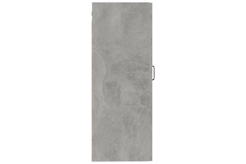 beBasic vægskab 35x34x90 cm konstrueret træ betongrå - GrÃ¥ - Opbevaring - Væghængt opbevaring