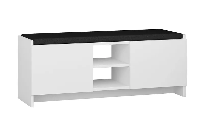 Homitis Skohylde med Opbevaring, Hvid