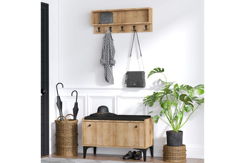 Mamerto Skoskab 80x36 cm, Natur