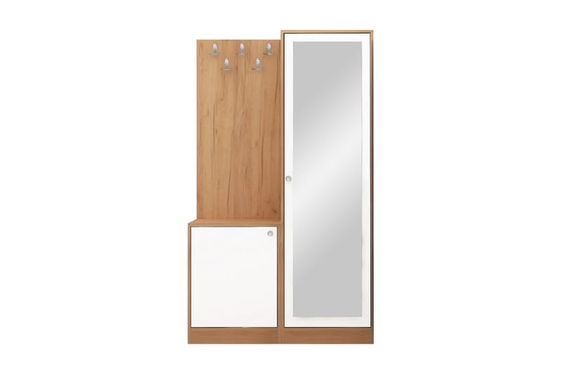Mod Design Entrémøbel - Træ / hvid - Opbevaring - Entréopbevaring