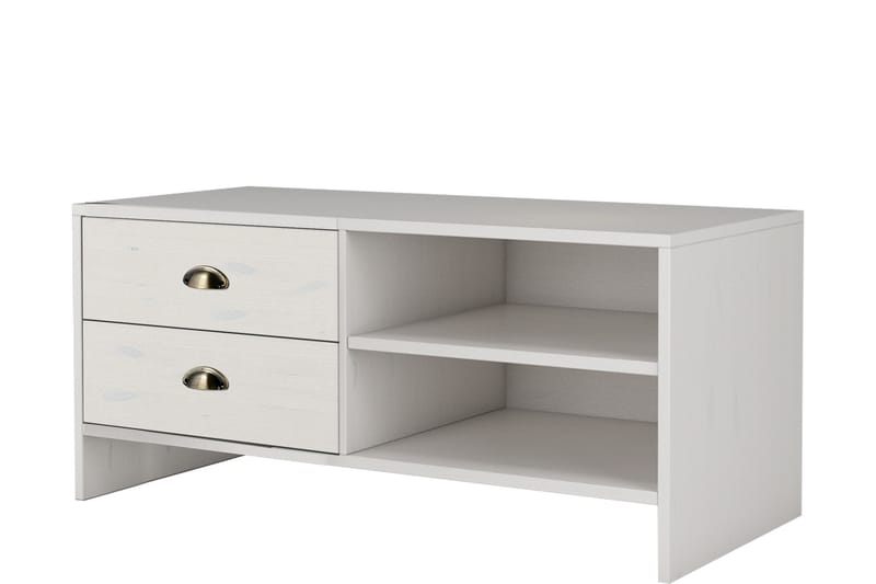 Redrocks Skobænk 45x100 cm - Hvid - Opbevaring - Entréopbevaring