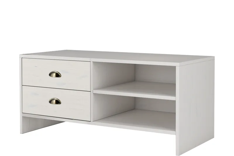 Redrocks Skobænk 45x100 cm - Hvid - Opbevaring - Entréopbevaring