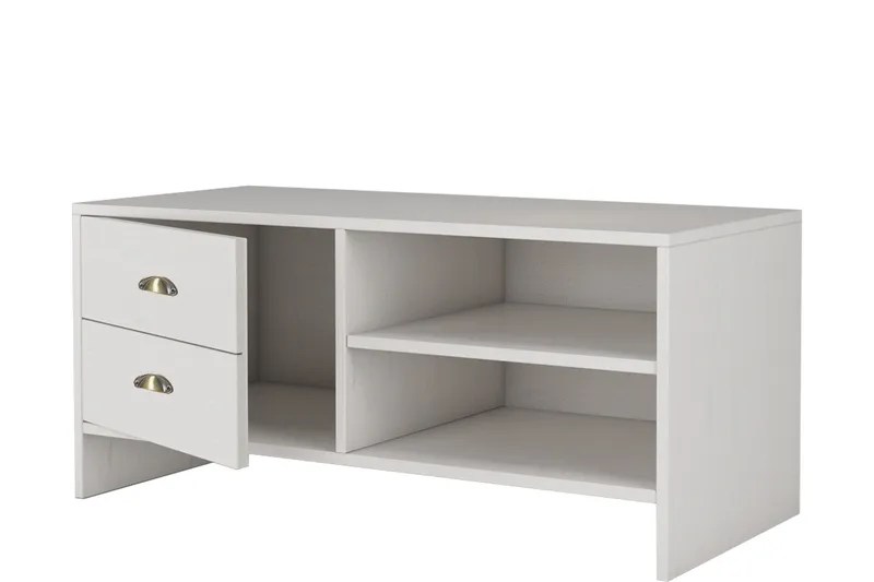 Redrocks Skobænk 45x100 cm - Hvid - Opbevaring - Entréopbevaring