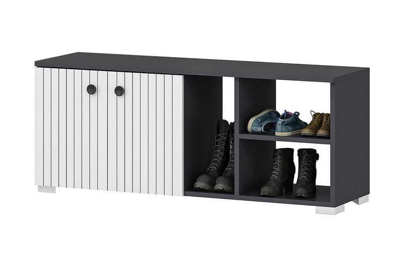 Rinorea Skoskab 120x51,6 cm - Antracit - Opbevaring - Entréopbevaring