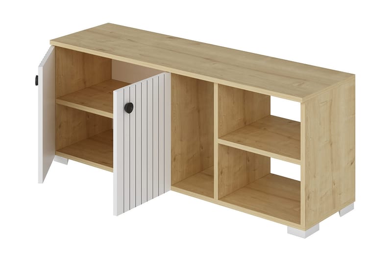 Rinorea Skoskab 120x51,6 cm - Hvid - Opbevaring - Entréopbevaring