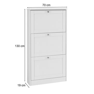 Heide skoskab 70x130 cm - Kashmir - Opbevaring - Entréopbevaring