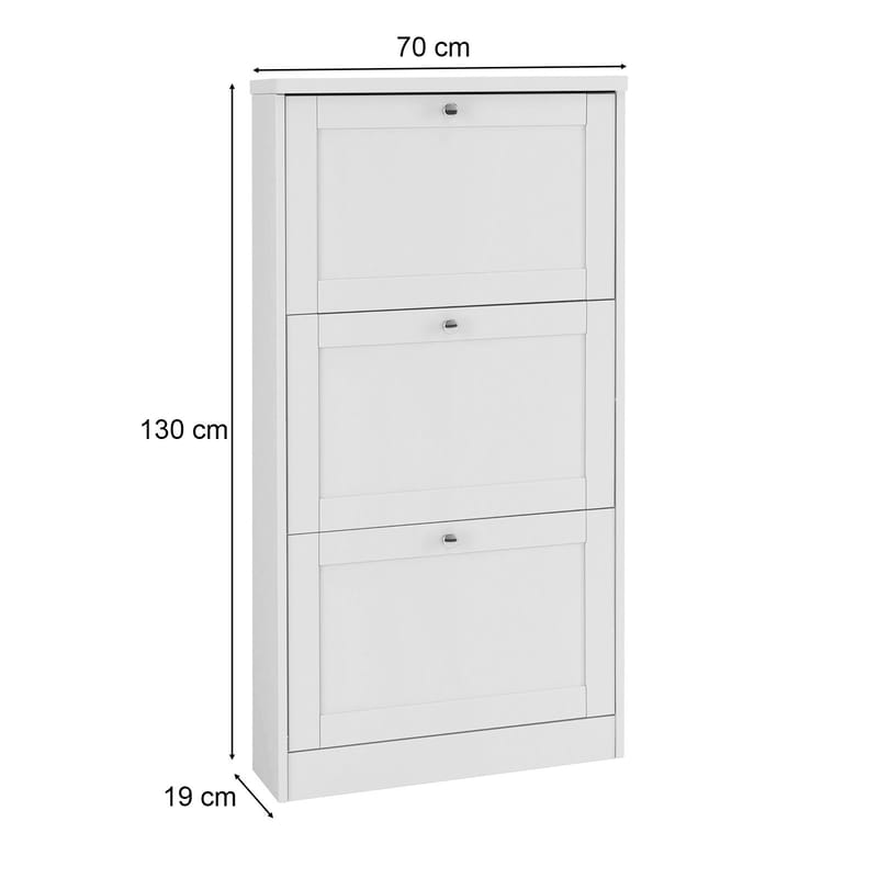 Heide skoskab 70x130 cm - Kashmir - Opbevaring - Entréopbevaring