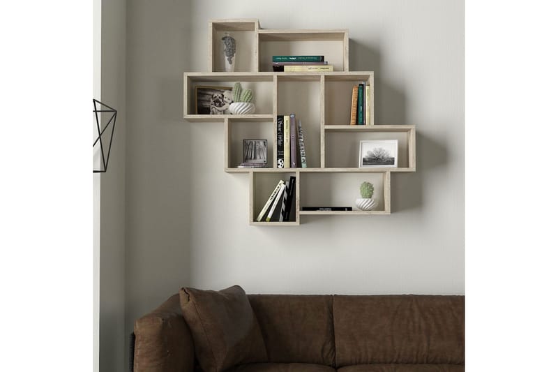 Øvrige hylder NO_BRAND Parola Væghylde 115,5 cm Beige - Opbevaring - Hylder & Reoler