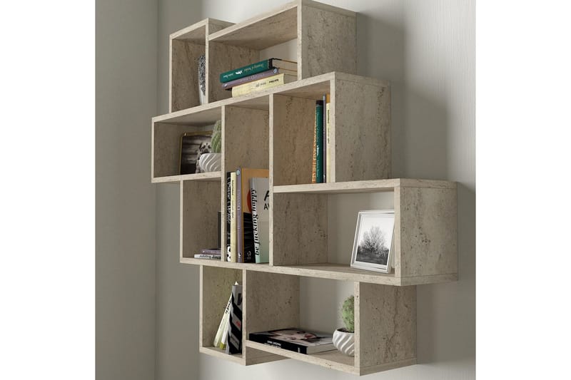 Øvrige hylder NO_BRAND Parola Væghylde 115,5 cm Beige - Opbevaring - Hylder & Reoler