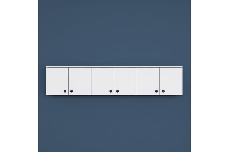 Jaibir Vegghylle 179,6x37,5 cm Hvit - Hanah Home - Opbevaring - Hylder & Reoler - Væghylde & vægreol