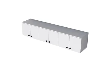 Jaibir Vegghylle 179,6x37,5 cm Hvit - Hanah Home - Opbevaring - Hylder & Reoler - Væghylde & vægreol
