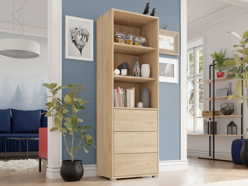 Agawal Bogreol 60 cm - Brun - Opbevaring - Hylder & Reoler - Bogreol