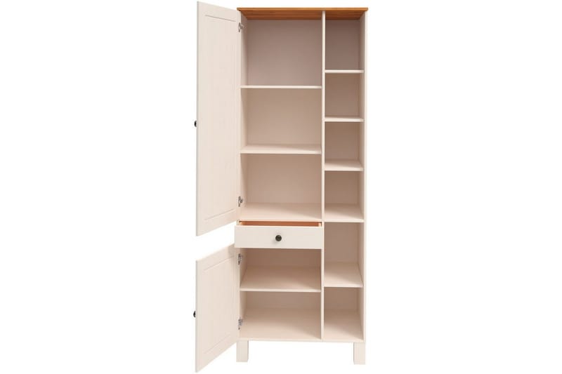 Alby Bogreol 205x75 cm - Hvid - Opbevaring - Hylder & Reoler - Bogreol