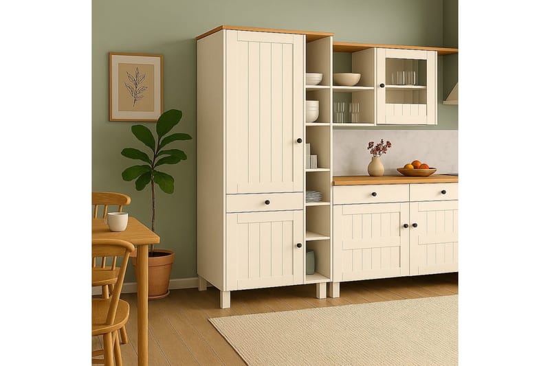 Alby Bogreol 205x75 cm - Hvid - Opbevaring - Hylder & Reoler - Bogreol