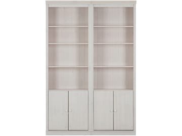 Anita Bogreol 148 cm i Lyst Træ - Hvid - Opbevaring - Hylder & Reoler - Bogreol