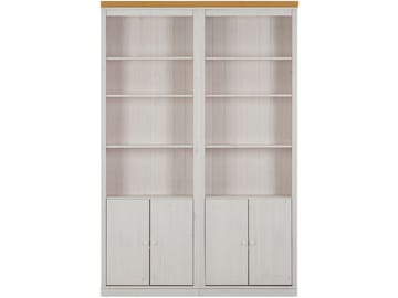 Anita Bogreol 148 cm i Malet Træ - Hvid - Opbevaring - Hylder & Reoler - Bogreol