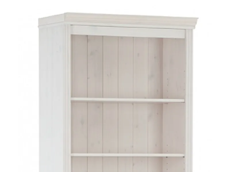 Anita Bogreol 74 cm i Malet Træ - Hvid - Opbevaring - Hylder & Reoler - Bogreol