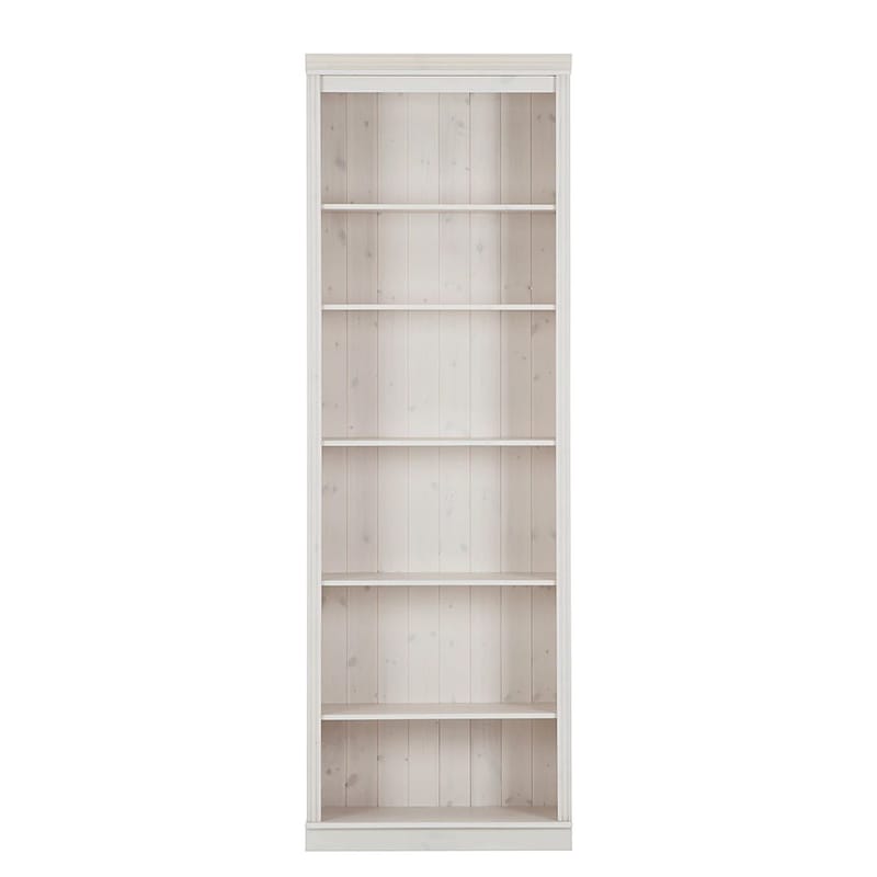 Anita Bogreol 74 cm i Malet Træ - Hvid - Opbevaring - Hylder & Reoler - Bogreol
