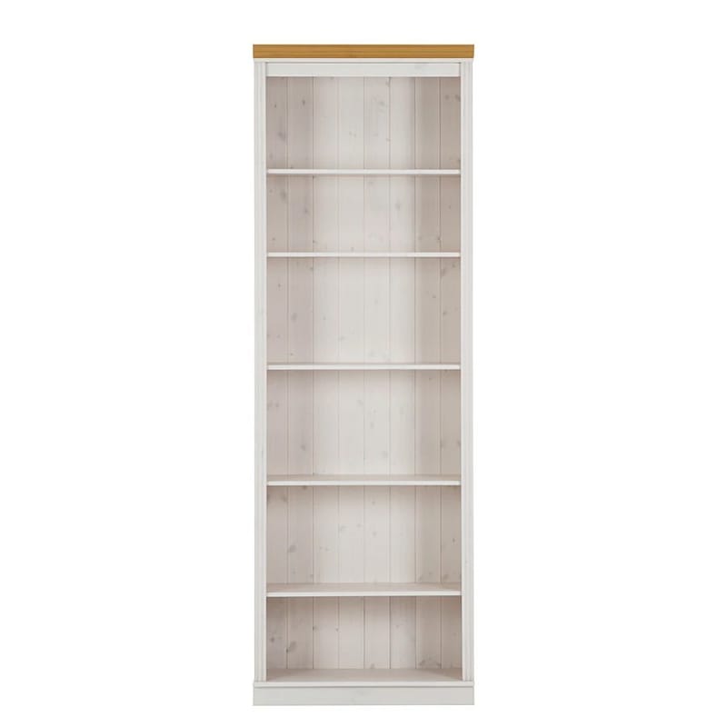 Anita Bogreol 74 cm i Malet Træ - Hvid - Opbevaring - Hylder & Reoler - Bogreol