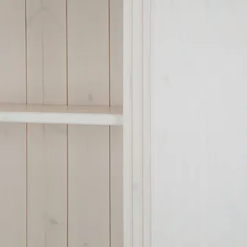 Anita Bogreol 74 cm i Malet Træ - Hvid - Opbevaring - Hylder & Reoler - Bogreol