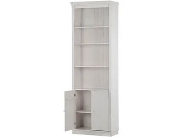 Anita Bogreol 74 cm i Malet Træ - Hvid - Opbevaring - Hylder & Reoler - Bogreol
