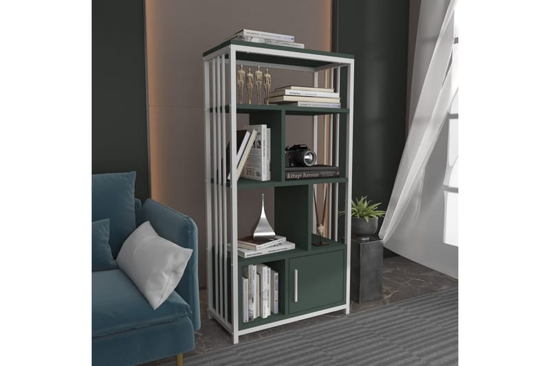 Arven Reol 60 cm - Hvid/Grøn - Opbevaring - Hylder & Reoler - Bogreol