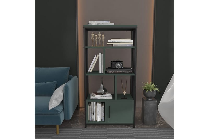 Arven Reol 60 cm - Sort/Mørkegrøn - Opbevaring - Hylder & Reoler - Bogreol