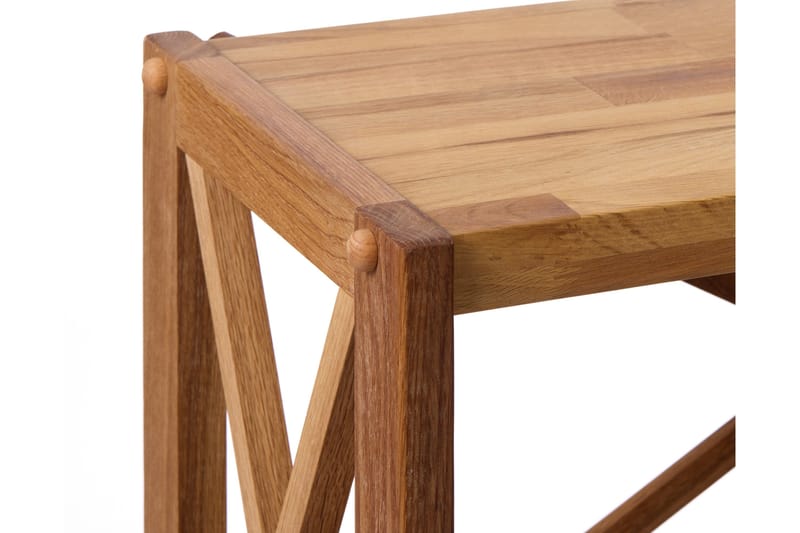 Ayanna Bogreol 70 cm i Teak - Honningbrun - Opbevaring - Hylder & Reoler - Bogreol