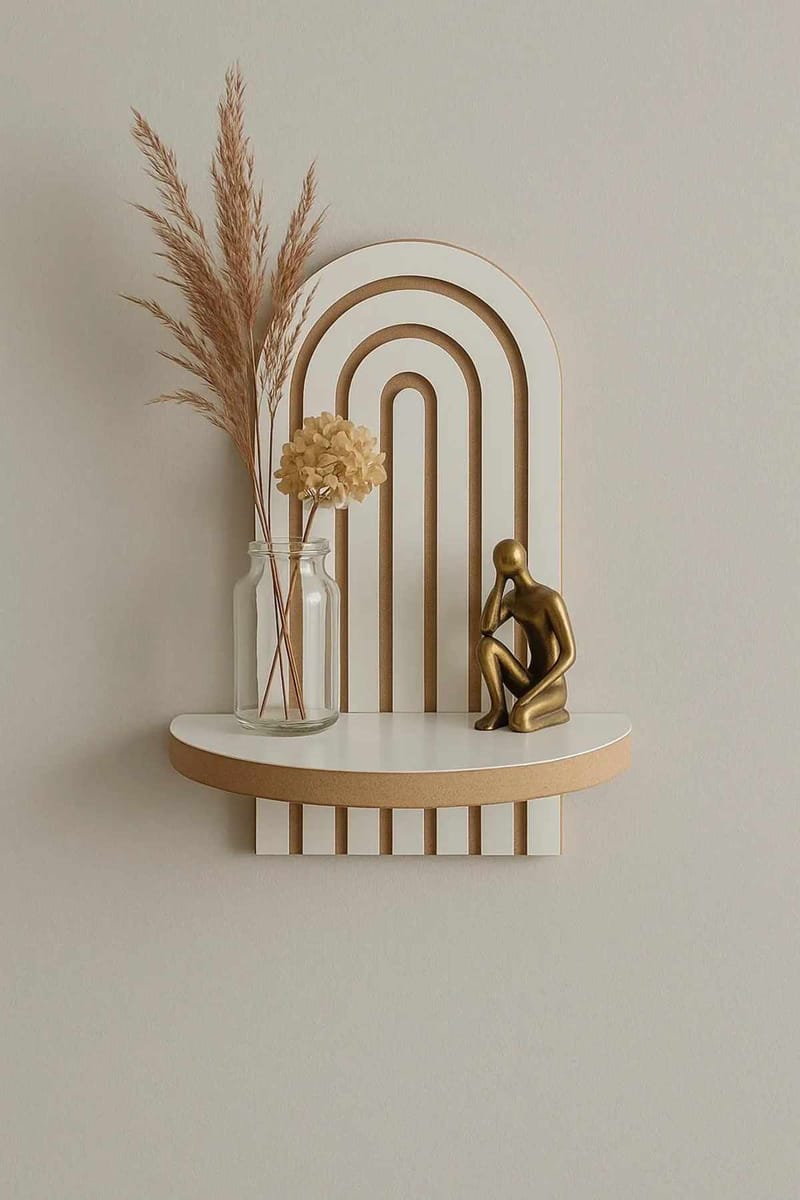 Baynor væghylde 20x35 cm - Hvid - Opbevaring - Hylder & Reoler - Væghylde & vægreol