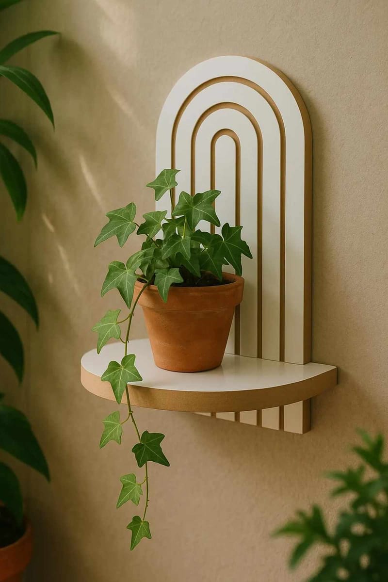 Baynor væghylde 20x35 cm - Hvid - Opbevaring - Hylder & Reoler - Væghylde & vægreol