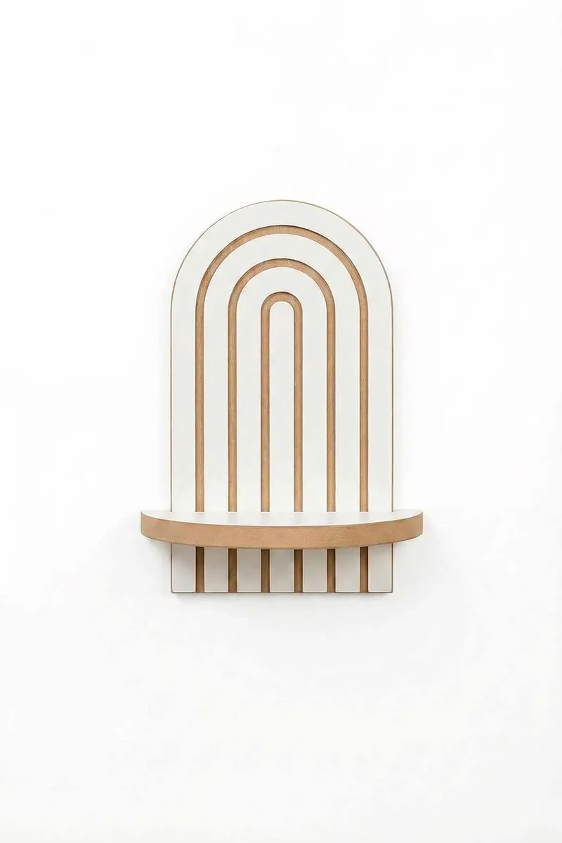 Baynor væghylde 20x35 cm, Hvid