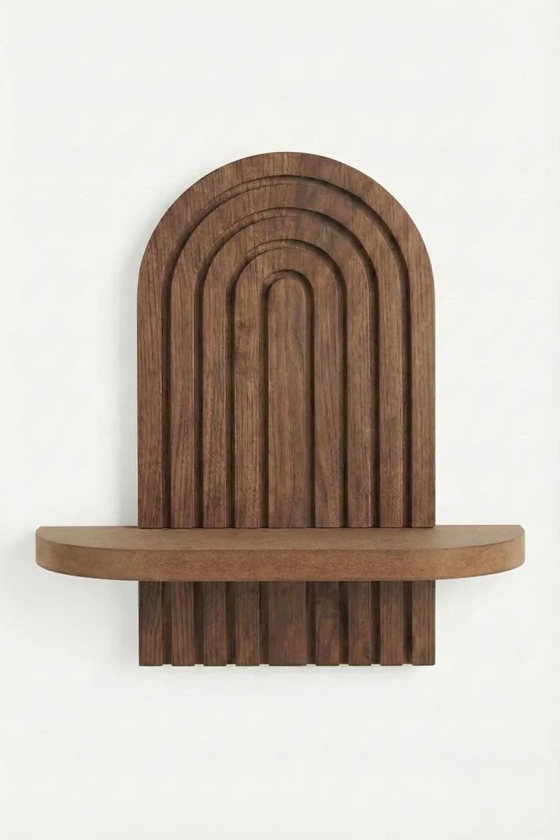 Baynor væghylde 20x35 cm, Wenge