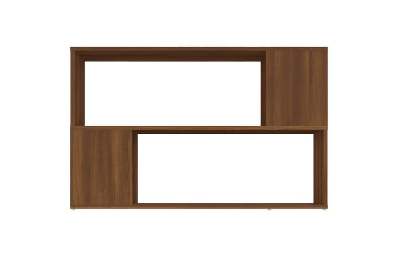 beBasic bogreol 100x24x63 cm konstrueret træ brun egetræsfarve - Brun - Opbevaring - Hylder & Reoler - Bogreol
