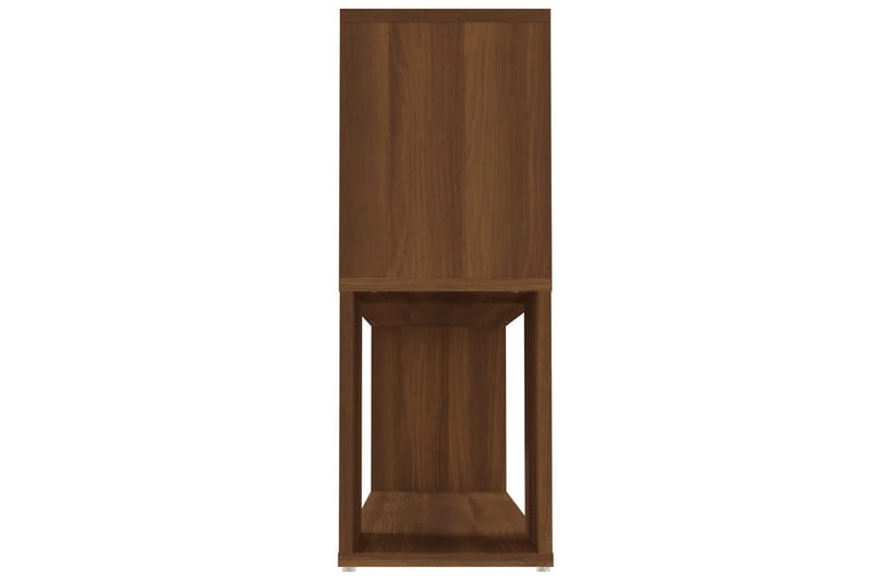 beBasic bogreol 100x24x63 cm konstrueret træ brun egetræsfarve - Brun - Opbevaring - Hylder & Reoler - Bogreol