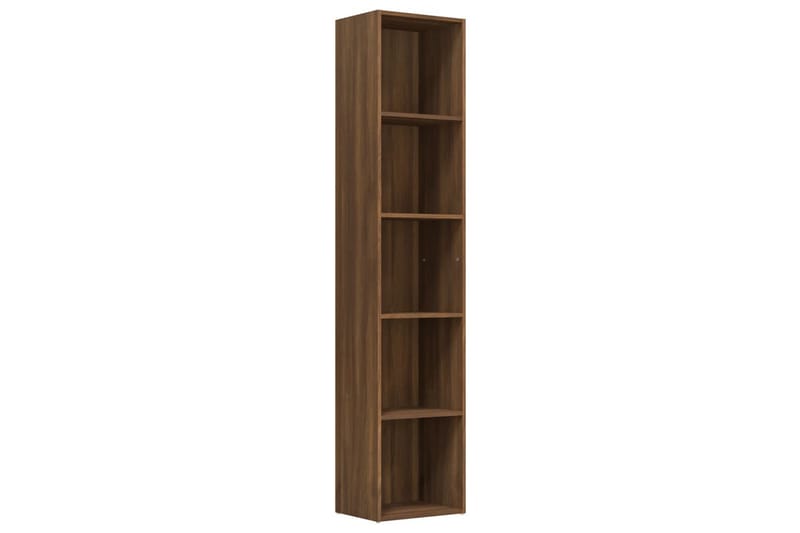 beBasic bogreol 40x30x189 cm konstrueret træ brun egetræsfarve - Brun - Opbevaring - Hylder & Reoler - Bogreol